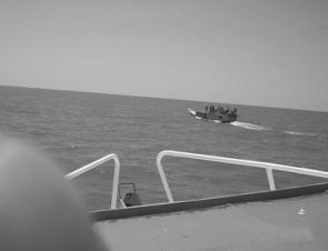 This is how close the Indonesian fishing vessels are getting to the mainland. This is just a short troll from Karumba.